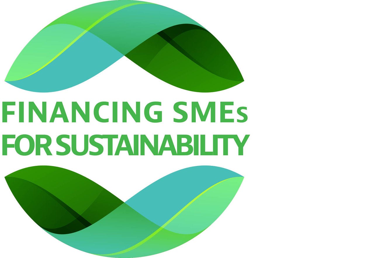 Logo for the Financing SMEs for sustainability programme