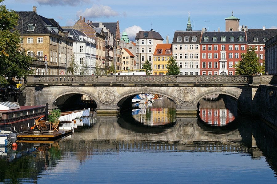 A bridge in Copenhagen, Denmark