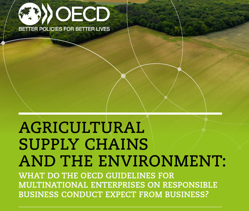 Agricultural supply chains and the environment