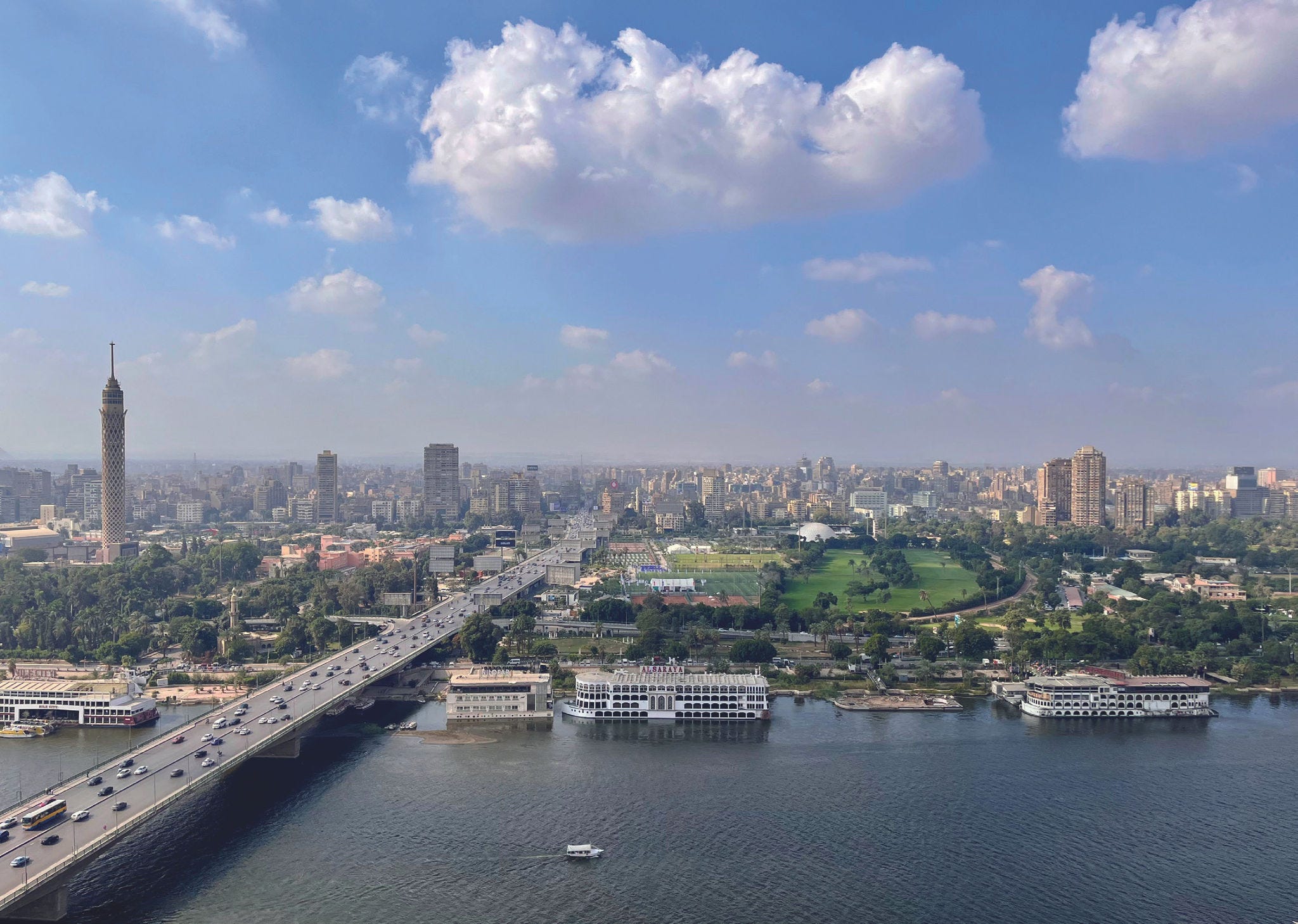 A bridge across Cairo