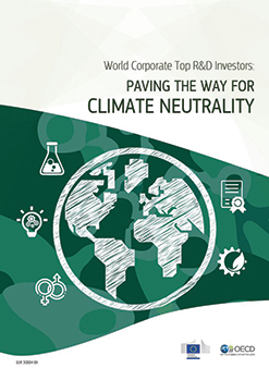 Cover of the report "World Corporate Top R&D Investors: Paving the way for climate neutrality"